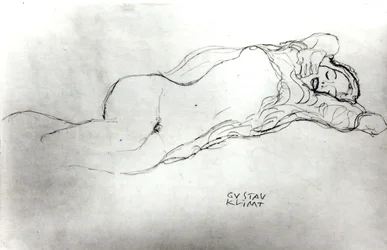 Ležící žena, kolem 1914